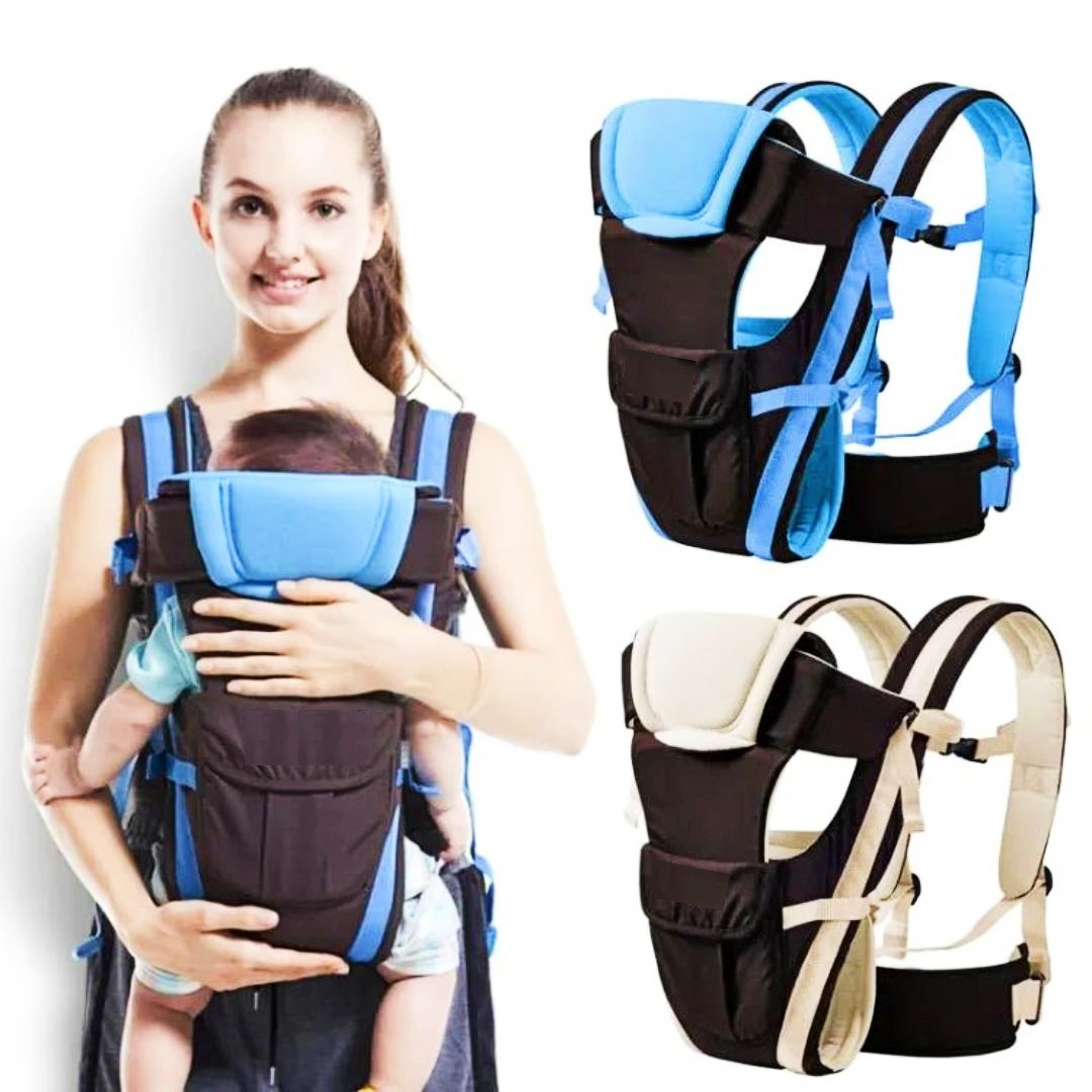 4-in-1 Baby Carrier – Adjustable Ergonomic Baby Carry Bag for Newborns & Toddlers