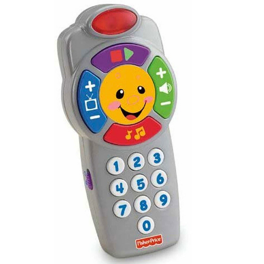Fisher-Price Laugh & Learn Smart Remote – Educational Baby Toy with Lights, Music & Numbers