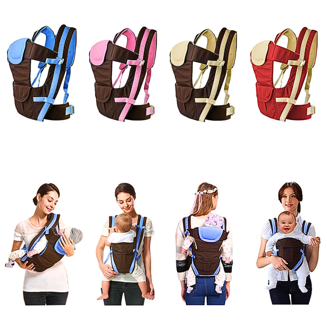 4-in-1 Baby Carrier – Adjustable Ergonomic Baby Carry Bag for Newborns & Toddlers