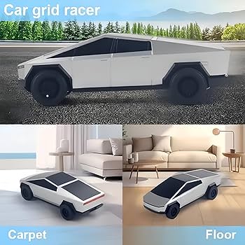 Tesla Cybertruck Style RC Car – Remote Control Pickup with Rechargeable Battery