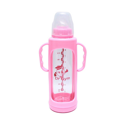 Dr. Gym BPA-Free Baby Feeding Bottle with Handles | Easy Grip & Leak-Proof Design