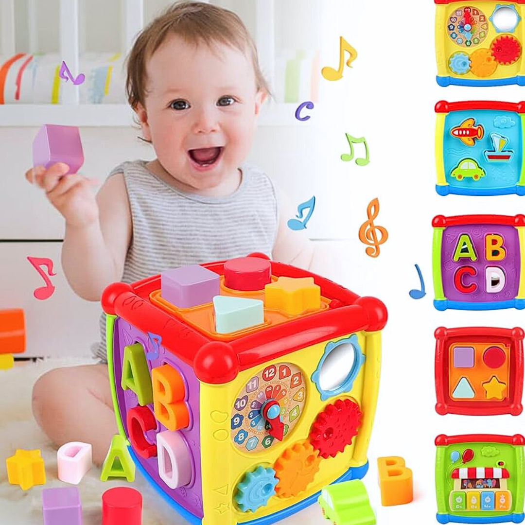 Baby Activity Fancy Cube - 6-in-1 Musical Baby Learning Toys