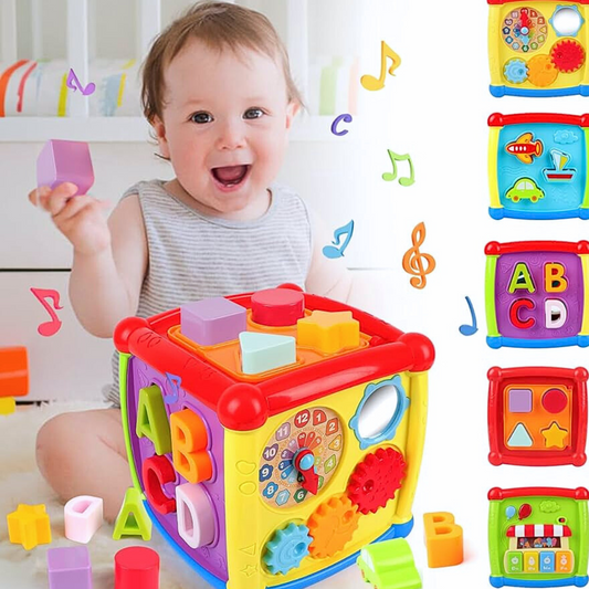 Baby Activity Fancy Cube - 6-in-1 Musical Baby Learning Toys