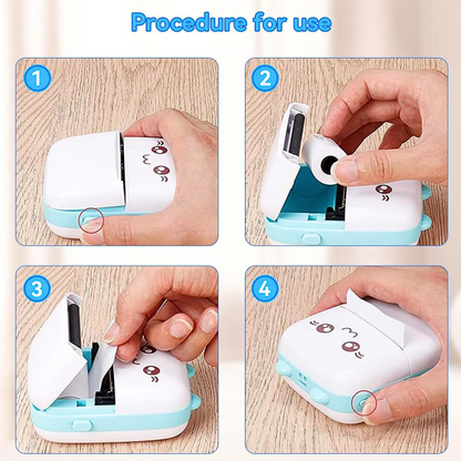 Mini Portable Pocket Thermal Printer Wireless Bluetooth Printer
