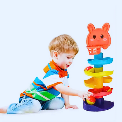 Educational Colorful Bang & Bingo Tower for Early Learning & Motor Skills Development