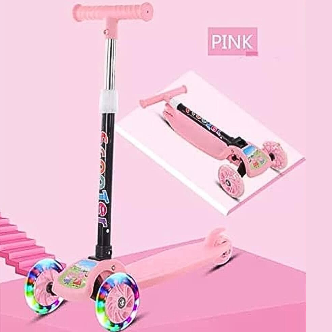 Kick Scooter for Kids - Unisex Aluminum Alloy Lightweight Adult Push Scooter with Adjustable Height