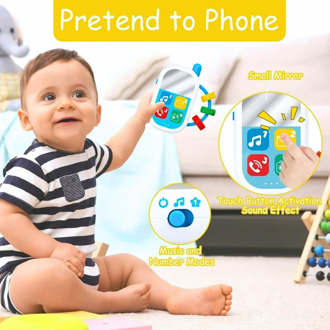 Musical Baby Toy Phone with Lights & Sounds – Educational & Safe Smartphone Toy for Toddlers