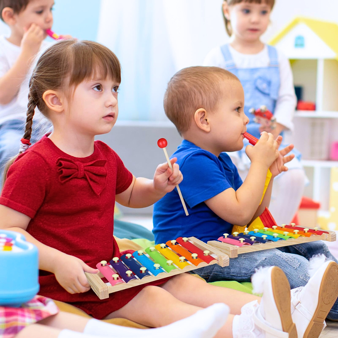 Wooden Instruments Hand Knocks The Xylophone 8 Tone Early Educational Toys