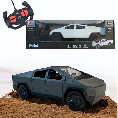 Tesla Cybertruck Style RC Car – Remote Control Pickup with Rechargeable Battery