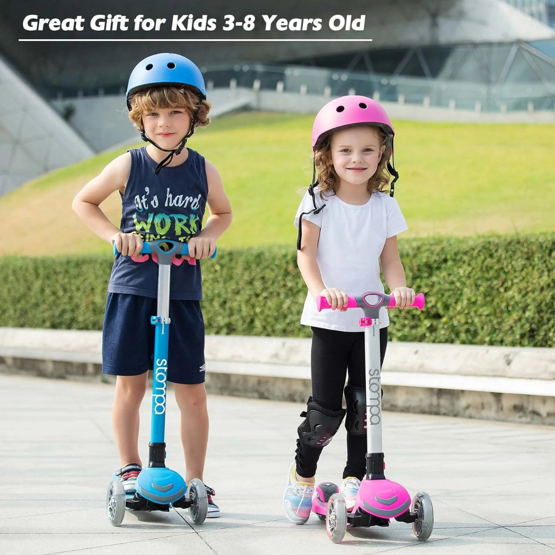 Kick Scooter for Kids - Unisex Aluminum Alloy Lightweight Adult Push Scooter with Adjustable Height