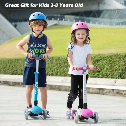 Kick Scooter for Kids - Unisex Aluminum Alloy Lightweight Adult Push Scooter with Adjustable Height