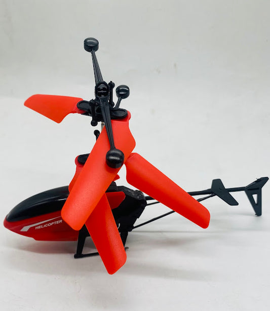 Kids RC Induction Flying Helicopter Toy with Remote Control – USB Rechargeable Infrared Helicopter for Indoor Play