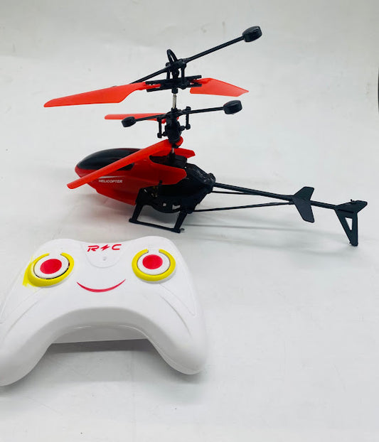 Kids RC Induction Flying Helicopter Toy with Remote Control – USB Rechargeable Infrared Helicopter for Indoor Play