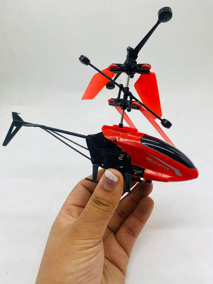 Kids RC Induction Flying Helicopter Toy with Remote Control – USB Rechargeable Infrared Helicopter for Indoor Play